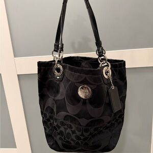 Coach Alex Signature Sateen Tote Bag
